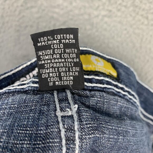 Southpole Denim Shorts Mens 38 Blue Jorts Relaxed Fit Streetwear Y2K - Picture 10 of 15